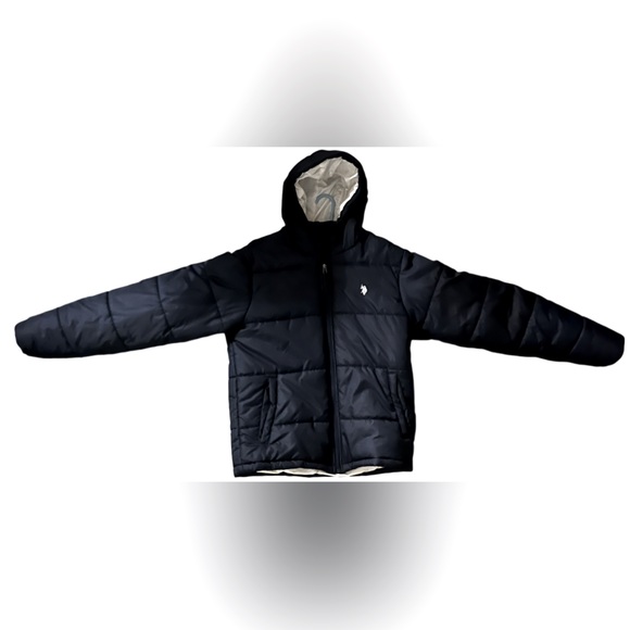 Size men’s medium polo puffer navy blue - Picture 1 of 4